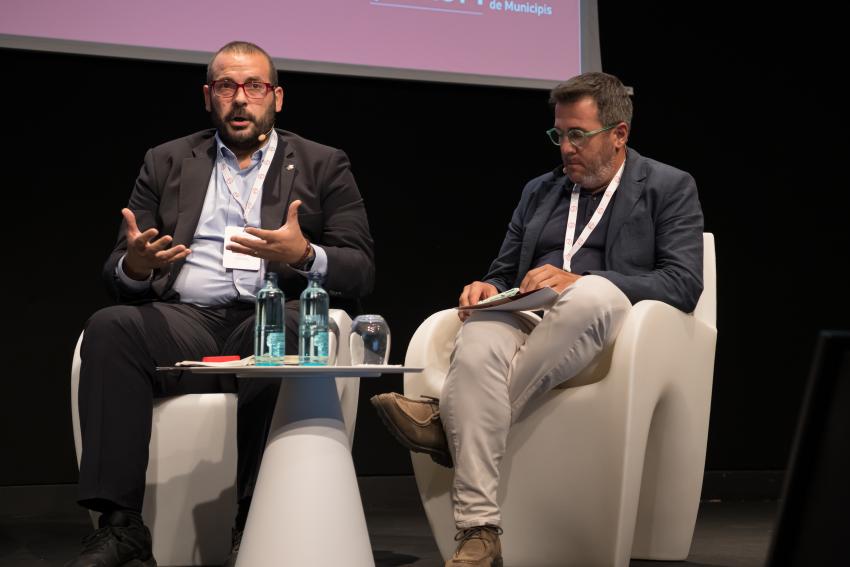 Taula inaugural amb les entitats organitzadores del 2n Congrés de Salut i Món Local