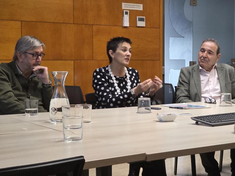 Laia Arnal intervenint a la Comissió de Psiquiatria i Salut Mental del CSC