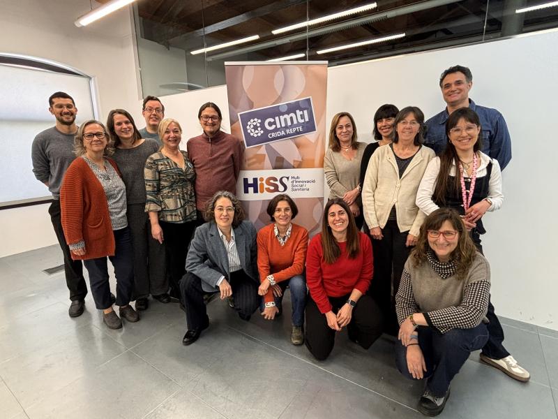 Foto de grup dels participants al taller de la crida CIMTI