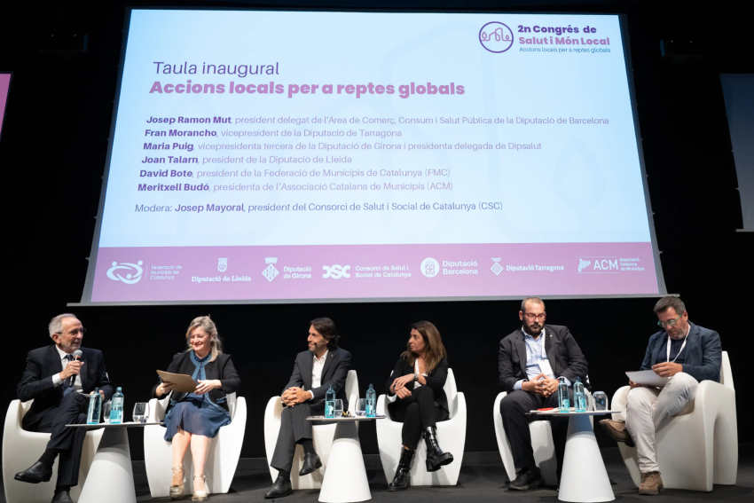 Taula inaugural 2n congrés salut i món local
