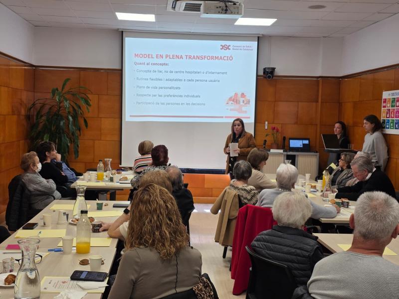 Sessió de treball la residència que voldria